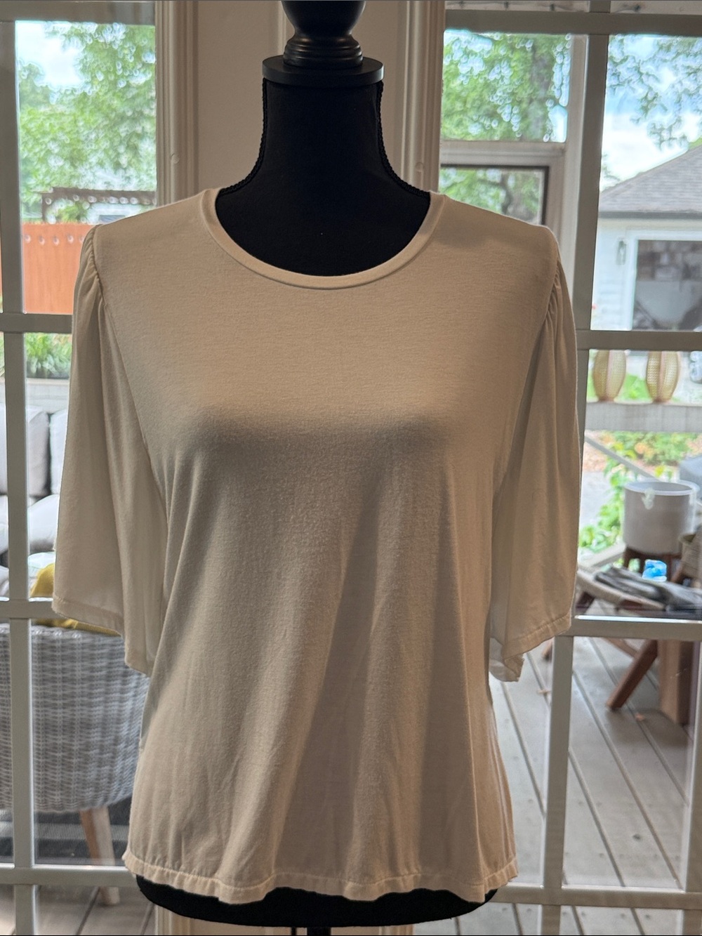 Point Sur Women's White Short Sleeve Tee - Lightweight Everyday Top